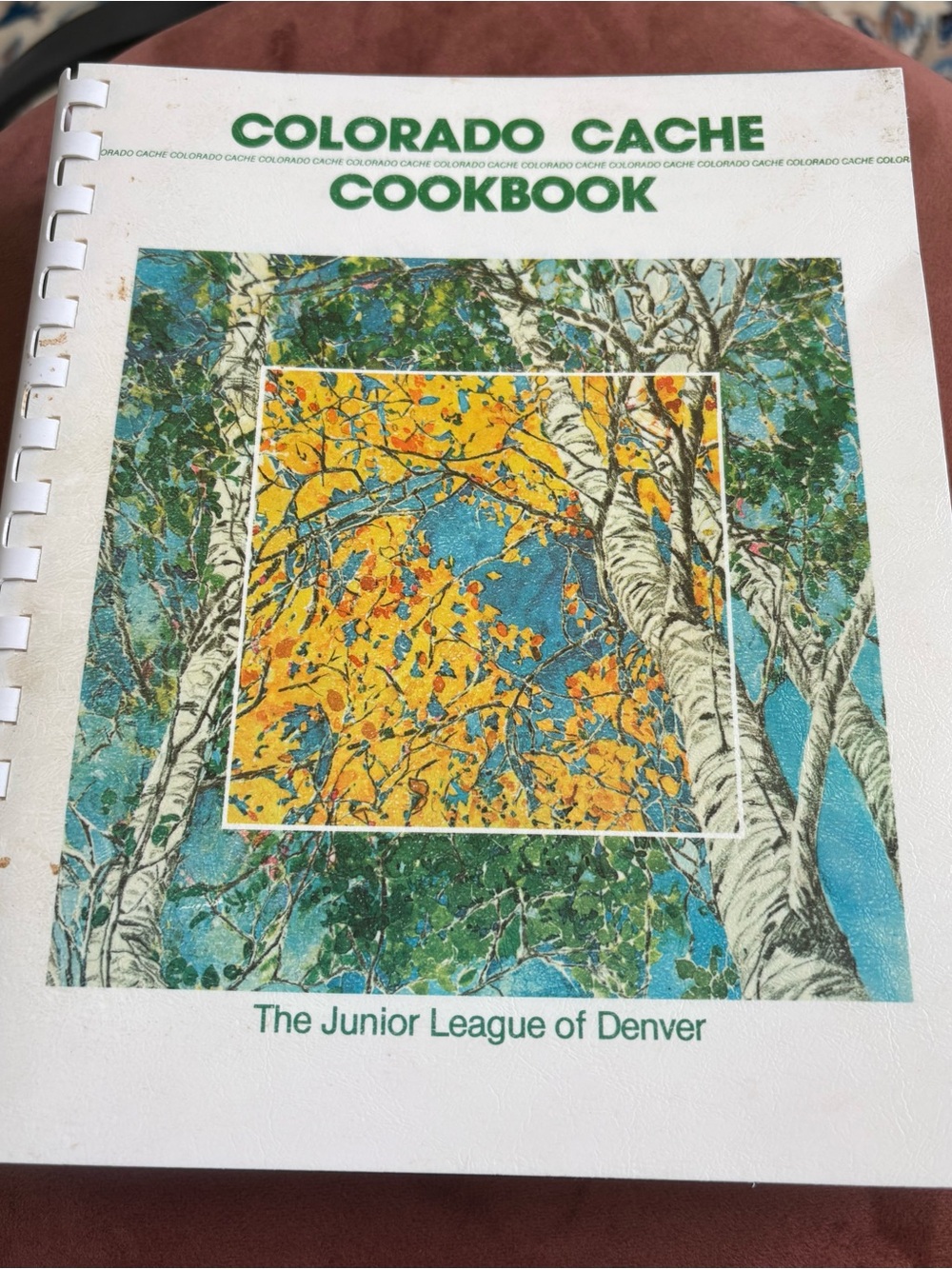 Vintage Spiral Cookbook Colorado Cache The Junior League Of Denver
